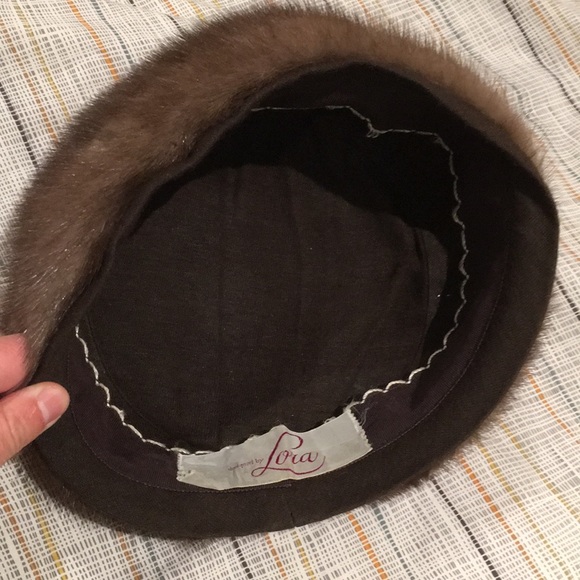 Vintage mink fur hat - Picture 2 of 6